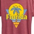 thumbnail image 3 of Instant Message - Retro Florida - Vacation Destination - Women's Short Sleeve Graphic T-Shirt, 3 of 6