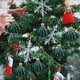 thumbnail image 5 of Seyotauo Flocked Velvet Christmas Tree Ball Ornaments Set, Decorative Hanging Baubles, Shatterproof Plastic Decorations for Xmas Tree for Xmas Trees Wedding Party Holiday Decorations, 5 of 5