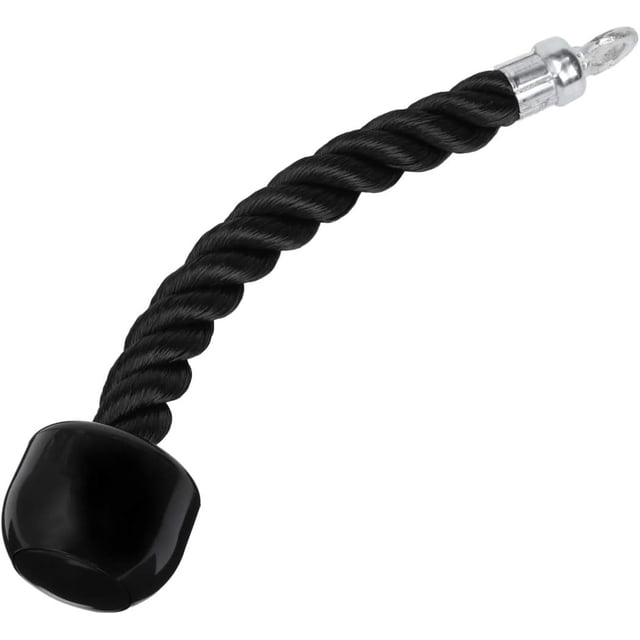 Cuerda para tríceps hacia abajo, kit de tríceps resistente, fácil de agarrar y accesorio de cable antideslizante, ideal para gimnasio en casa, tirones faciales, empuje de tríceps hacia abajo