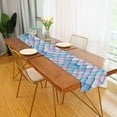 thumbnail image 2 of Yayeee Table Runner 70 inches Long Home Kitchen Dinning Party Decoration, Purple Art Pattern, 2 of 7