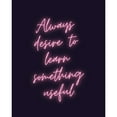 thumbnail image 3 of ArtsyQuotes 15x18 Black Modern Framed Museum Art Print Titled - Sophocles Quote: Always Desire, 3 of 5