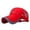 HAT10-Red, variant on Hat Men Hollow Breathable Baseball Cap Vintage Baseball Cap Outdoor Sunscreen Cap Trend Wear Red