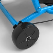 EzyRoller: Pro X - Aqua Blue - Ride-On Scooter, Cambering Motion, Pedal Free Cart, Hand Brakes, Extendable Frame, 220lb Capacity, Kids-Teens-Adults 9+