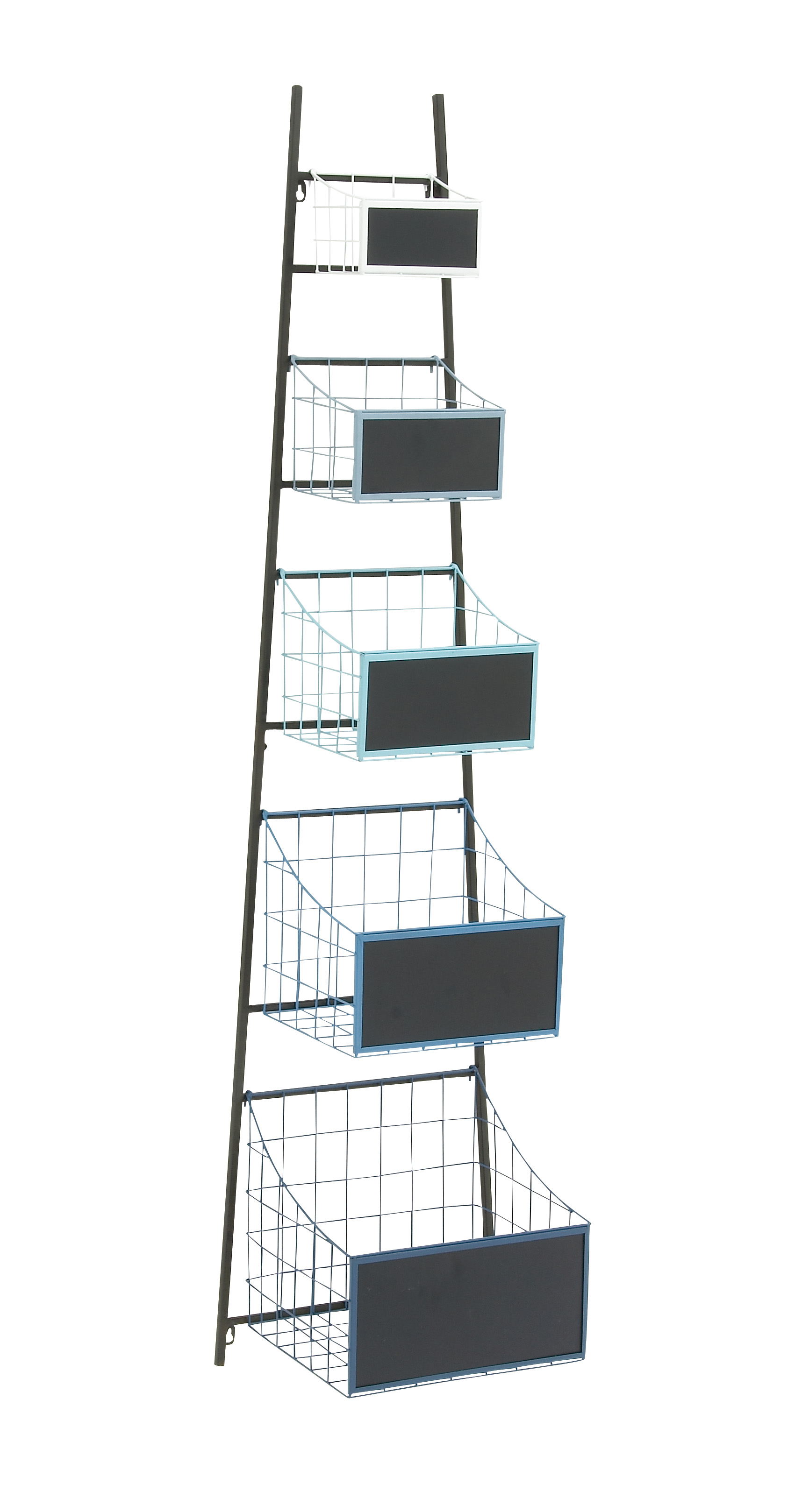 DecMode 5 Tier Wire Basket Storage Ladder