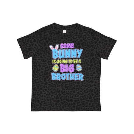 

Inktastic Some Bunny is Going to Be a Big Brother with Bunny Ears and Eggs Gift Toddler Boy Girl T-Shirt