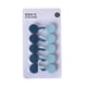 thumbnail image 5 of Advancent 10 ganchos de pared adhesivos: elegante, fuerte capacidad de carga, fácil instalación, apariencia elegante. Azul claro+Azul oscuro 2Conjunto, 5 of 6