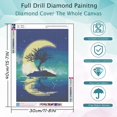 thumbnail image 2 of Kits de pintura de diamantes, luna de pintura de diamantes, pintura de diamantes para adultos, pintura de diamantes completa con paisaje, luna, pintura decorativa para decoración de paredes y regalos,, 2 of 5