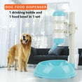 thumbnail image 2 of Comedero ajustable para perros, dispensador de comida y bebida, para gatos y perros, color azul, 2 of 14