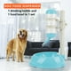 thumbnail image 2 of Comedero ajustable para perros, dispensador de comida y bebida, para gatos y perros, color azul, 2 of 14