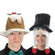 thumbnail image 1 of 2024 Gorro de pudín navideño de Papá Noel unisex para hombre, gorro de Papá Noel, gorro de muñeco de nieve para mujer, gorro navideño, 1 of 1
