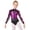 Hot Pink, variant on Gymnastics Leotards for Girls Long Sleeve Rhinestones Ballet Dance Bodysuit Figure Skating Performance Hot Pink 6