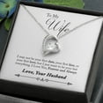 thumbnail image 2 of To My Wife Forever and Always From Husband Forever Necklace w Message Card, 2 of 20