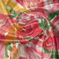 thumbnail image 5 of Ambesonne Flower Window Valance, Watercolor Style Floral, 54" X 18", Red and Orange, 5 of 5