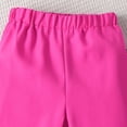 thumbnail image 6 of SGFCWSX Girls 2 Piece Outfits Ruffle Strap Peplum Top and Flare Pants Summer Casual Clothes Set Hot Pink Size 11, 6 of 8