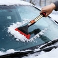 thumbnail image 4 of Snow Shovel and Ice Scraper for Windows Windshield Defrosting with Rubber Grip Handle 5.12*16.14in Length for Efficient Snow Removal Includes 1 Shovel, 4 of 6