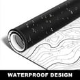 thumbnail image 6 of Large Mouse Pad, Desk Pad, XXL XL Extended Gaming Mouse Pad, Desk Mat for Office & Home, Long Keyboard Mat, Huge Mouse Pad, Desktop Full Cover 31.5" x 11.8", Minimalist Topographic Map White, 6 of 6