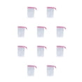 thumbnail image 2 of Bearachild Bolsas de jabón de ducha Limpiador facial Malla Piel de cuerpo Red de burbujas de cuerpo Bolsa de espuma hecha a mano Baño doméstico Rojo 10Conjunto, 2 of 6