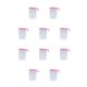 thumbnail image 1 of Inteprter Bolsas de jabón de ducha Limpiador facial Cuerpo Nylon Cara Red de burbujas Espuma hecha a mano Delicado para suministros de baño Rojo 10Conjunto, 1 of 6