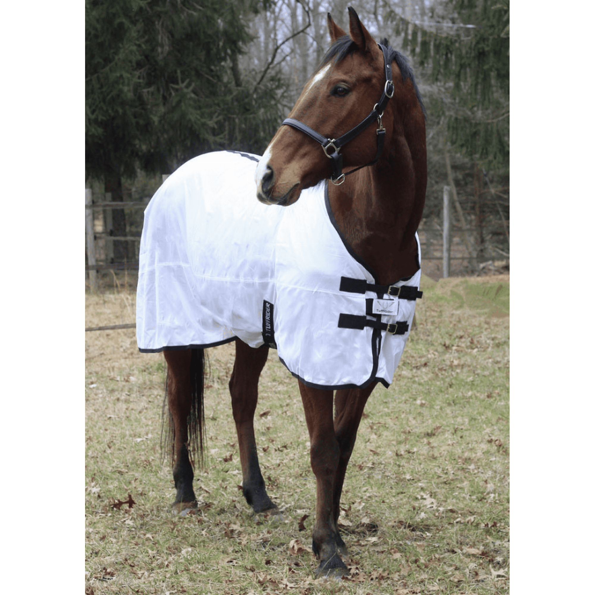 TuffRider Comfy Mesh SNeck Fly Sheet 72 White