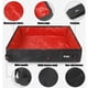 thumbnail image 4 of Inodoro portátil para gatos, 401130 cm/15.744.3311.8 pulgadas, caja de arena plegable para gatos, caja de arena para gatos de viaje, impermeable, inodoro para gatos de tela Oxford (rojo), 4 of 5