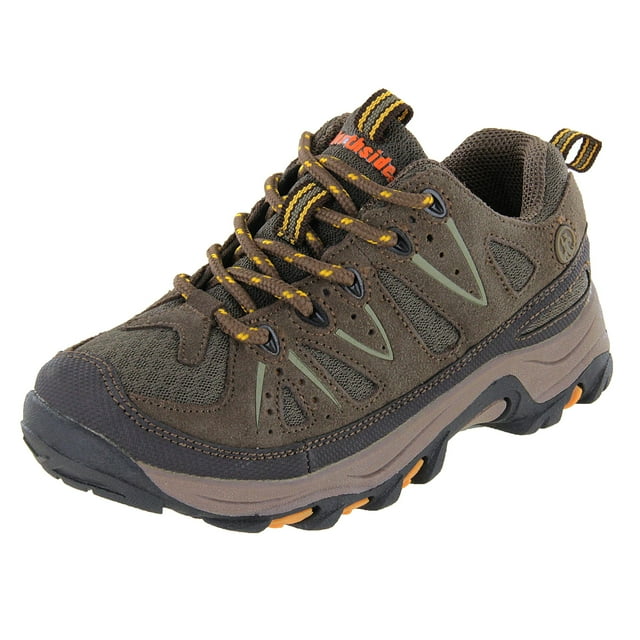 Northside Cheyenne JR Hiking Boot ,Taupe/Mango,1 M US Little Kid