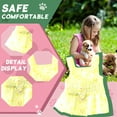 thumbnail image 4 of GASTROPOD Dog Dresses for Small Dogs Girl,Cloth Dog Clothes,Elastic Strap with Dot Puppy Clothes,Yellow,M, 4 of 7