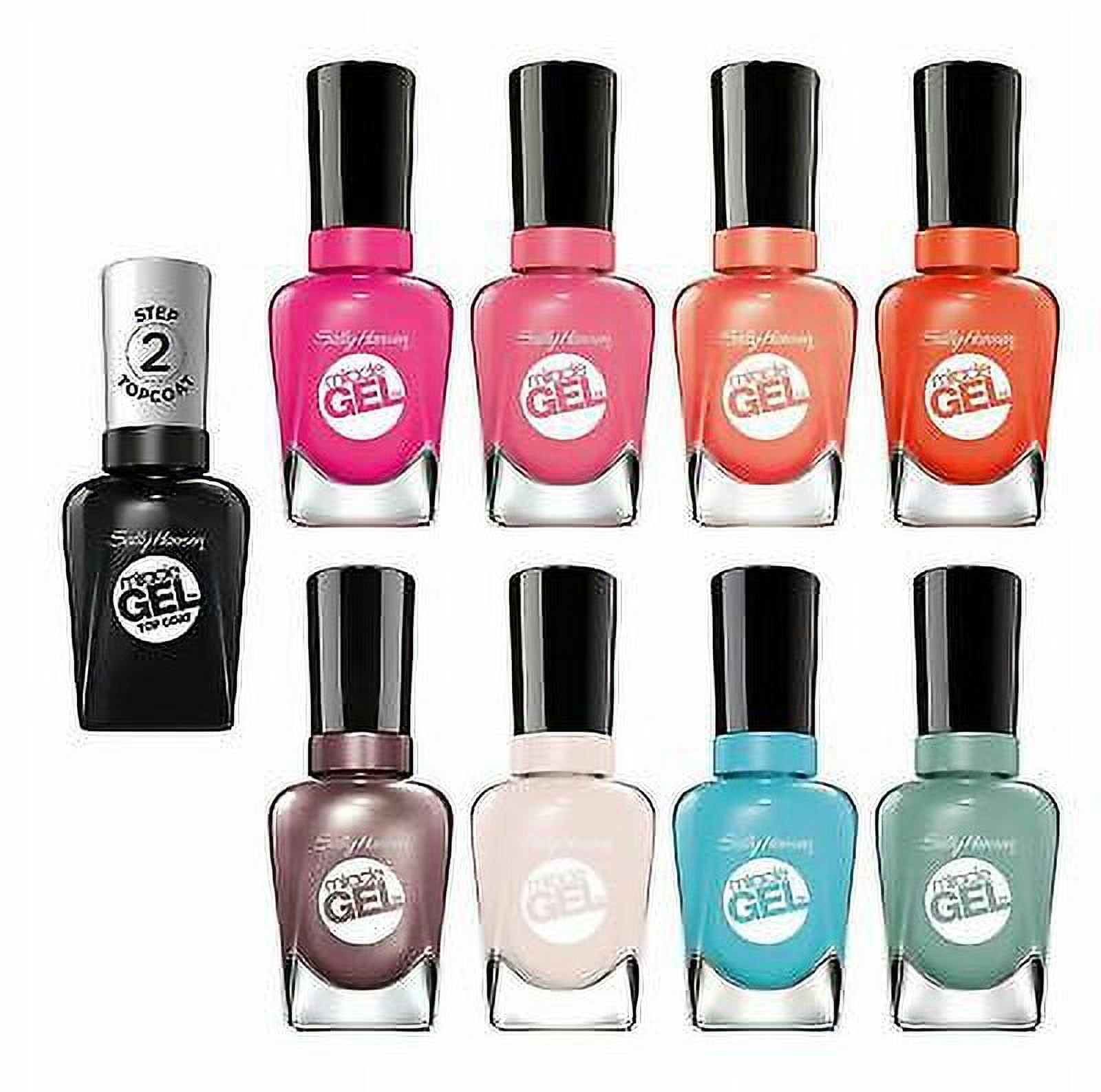 Sally Hansen 10-Count Chip-Resistant Liquid Nail Polish Bottle