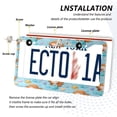 thumbnail image 5 of 2-Pack Aluminum License Plate Frame with 2 Holes for GM License Plate Cover with Free Screws Little Mermaids and Seashells, 5 of 8