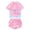 1-Pink21627, variant on Tiijoy Girls Two Piece Swimsuit UPF 50 Ruffle Cartoon Rash Guard and Shorts, Sizes 2-12