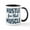 White/Black Inside, variant on CafePress - Hustle For That Muscle Pattern - 11 oz Ceramic Mug - Novelty Coffee Tea Cup