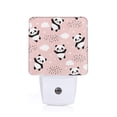 thumbnail image 1 of Balery Panda Luz Nocturna LED con Sensor Automático, Enchufe con Sensor Crepuscular, Luz Suave de 0.5W para Dormitorio, Pasillo, Baño-US, 1 of 7