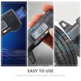 thumbnail image 3 of EeaseCA 1Pc Tire Tread Depth Gauge Car Tires Measure Tool Tester Ruler (Black), 3 of 7