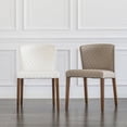 thumbnail image 4 of New Pacific Direct Albie 20" Fabric Dining Side Chair in Brown (Set of 2), 4 of 9