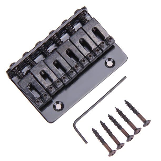 Puente de guitarra de 65mm cuerda de aleación de Zinc de carga superior puentes fijos accesorios para guitarras