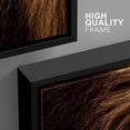 thumbnail image 4 of wall26 Framed Canvas Print Wall Art Set Grunge Effect Portrait of Jungle Lion Animals Nature Realism Rustic Scenic Colorful Country Ultra for Living Room, Bedroom, Office - 24"x36"x3 BLACK, 4 of 5