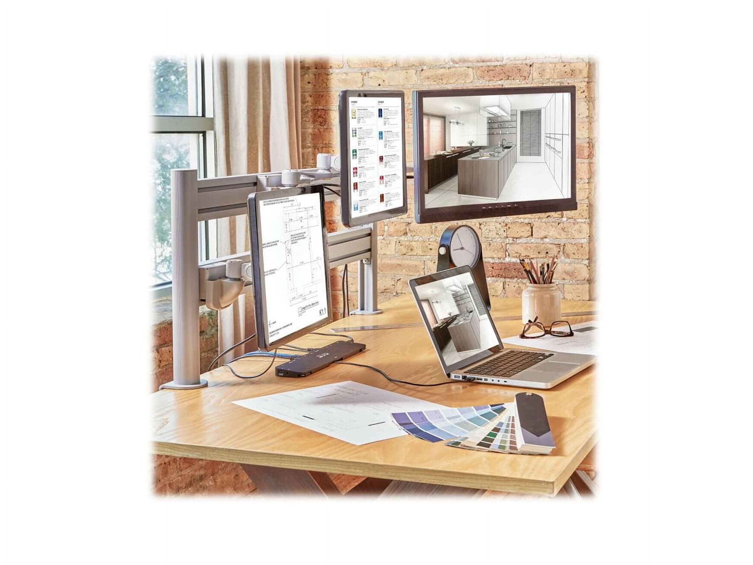 Eaton Tripp Lite Series Dual-Extension Monitor Mount for Slat Wall System, 13" to 32" Displays, TAA