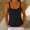 Black, variant on Women's Sparkly Sequins Tank Top Sleeveless Shiny Glitter Cami Top Slim Fit Vest Tops Clubwear Crop Top Streetwear