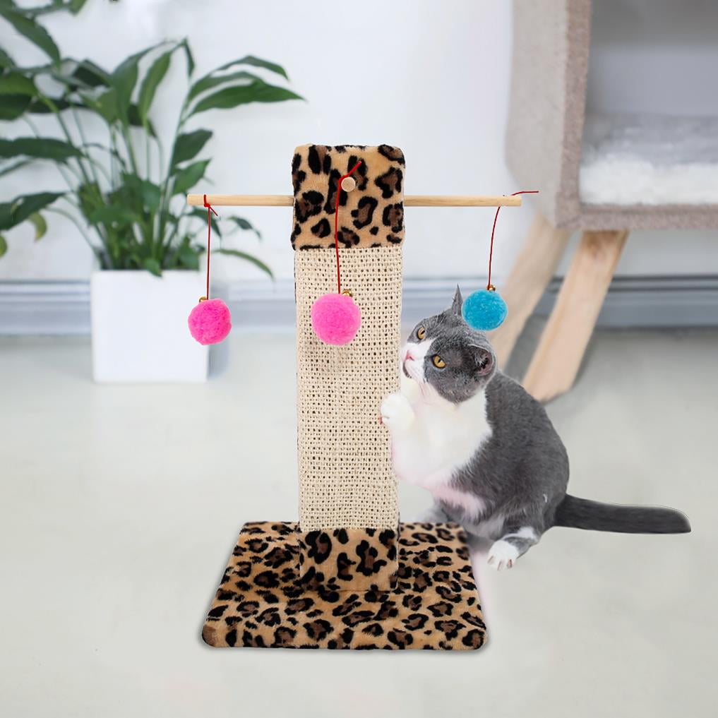 leopard print cat scratching post