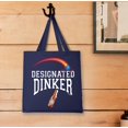 thumbnail image 3 of Pickleball Accessories Women Pickleball Bag Designated Dinker Lightweight Navy Canvas Tote Bag, 3 of 3