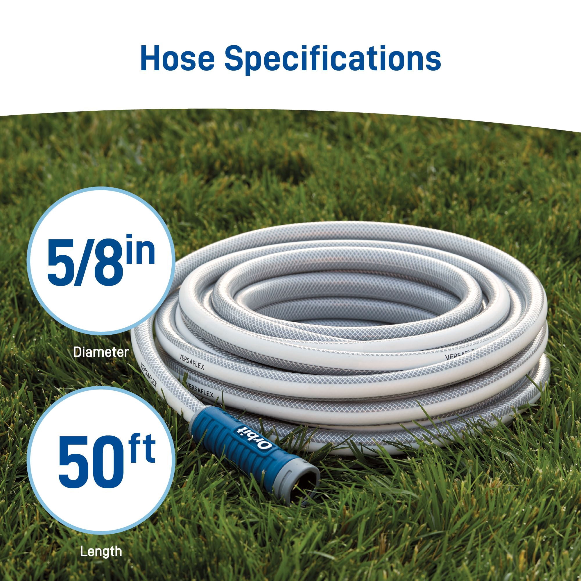Orbit VersaFlex 50 ft. x 5/8 in. PVC Garden Hose