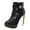 Black, variant on Mostsola Peep Toe Sandals for Women 2025 Lace Mesh Stiletto Heels Summer Zipper Platform Dress Shoes