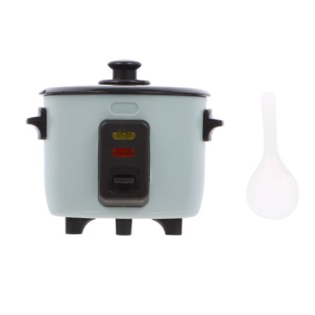 BESTSKY Mini Rice Cooker Kitchen Accessory Model for Play and Decoration,Green