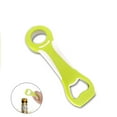 thumbnail image 4 of 3-in-1 Multi-Functional Bottle Opener | Durable Green Plastic Kitchen Tool | Bottle Cap Opener Twist Off Can Pull Opener | Compact Lightweight 15x4.5x1 cm | 1 Piece, 4 of 6