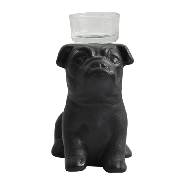 Soporte para varitas de , decoración en apariencia de perro, , adornos de cerámica, estatuas, censer para oficina, escritorio, Claro