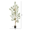 thumbnail image 2 of Nearly Natural 4.5' Olive Artificial Tree, Green, 2 of 4