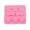 Pink 1PCS, variant on New 3D Dog Foot And Bone Silicone Ice Cube Chocolate Cake Cookie Soap Mould Mold