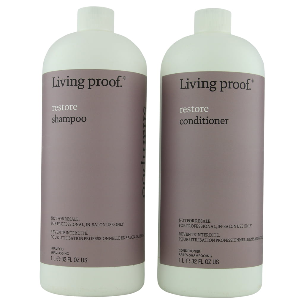 Duo 32 oz bottle of Living Proof Perfect Hair day Shampoo outlet AND 32 oz bottle of