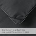thumbnail image 4 of Bedding Comforter Queen Size, Soft and Breathable Duvet Insert for All Season, Down Alternative Box Stitched Lightweight Comforter with Corner Tabs, Grey, 4 of 6