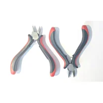 Lot Of (2) Ultra Steel Tools 4-1/2" Mini Diagonal Cutting Pliers