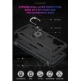 thumbnail image 6 of for Galaxy A32 5G Case,Samsung A32 5G Case, with HD Screen Protector,[Military Grade] Ring Car Mount Kickstand Hybrid Hard PC Soft TPU Shockproof Protective Case for A32 5G (Black), 6 of 13